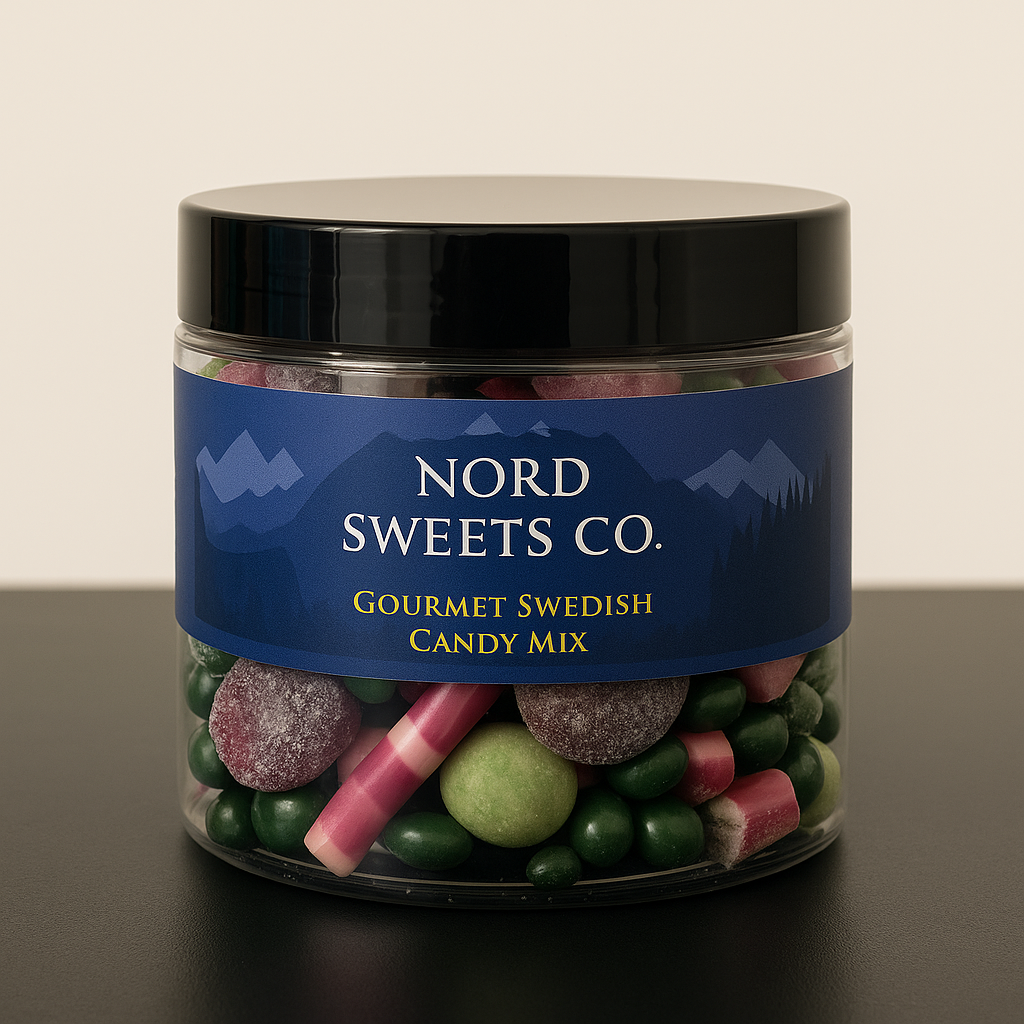 Gourmet Swedish Mixed Tub + Free Pomegranate & Strawberry Bubs and Violet Cars