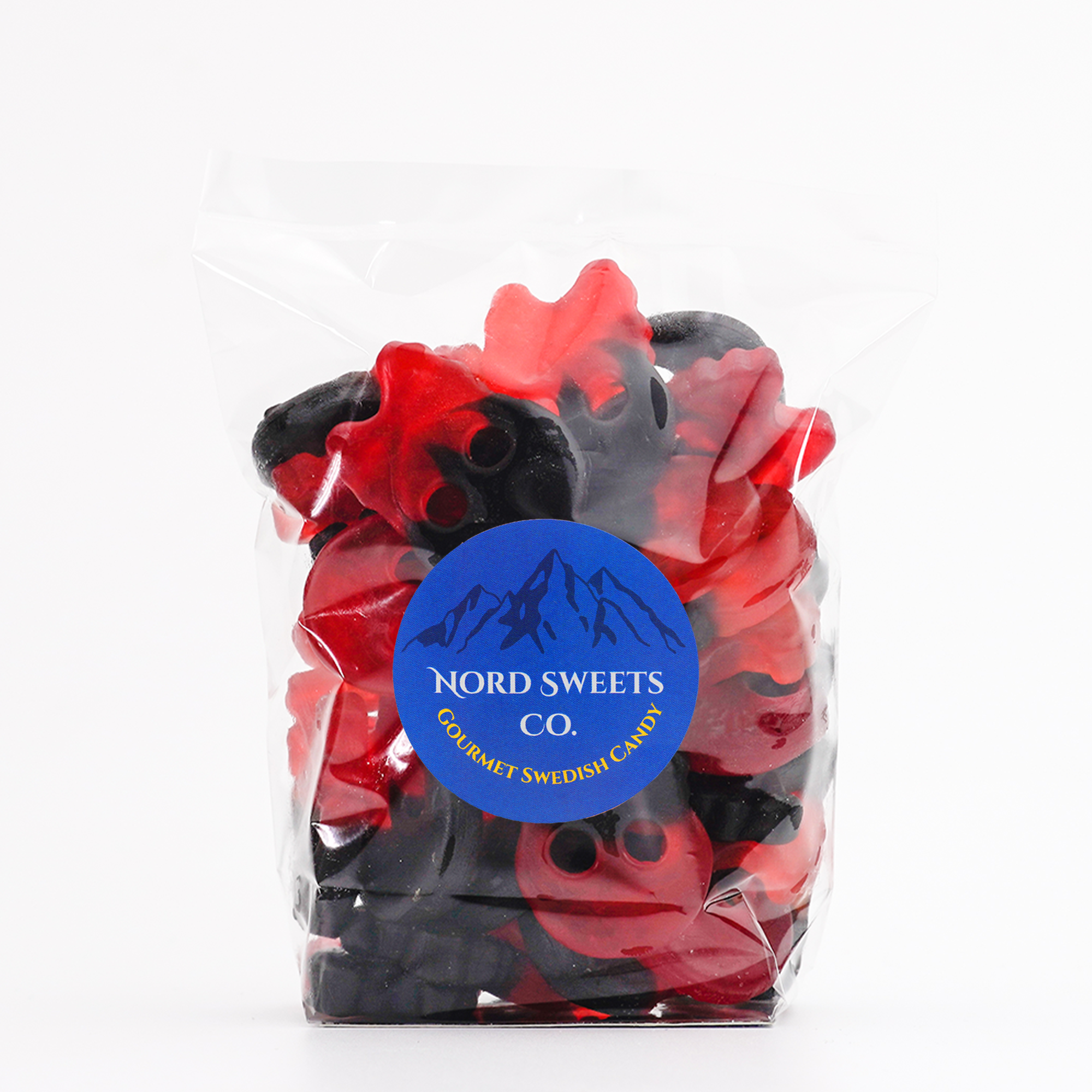 Raspberry Liquorice Skulls